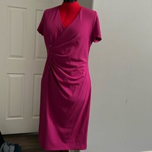 Hot pink Shelby & Palmer dress.  Like new.  Short sleeves.  Size 14